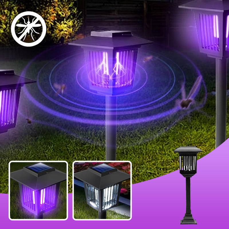 🌿 50% OFF NOW!⚡ Solar Bug Zapper Outdoor – Dual-Light & Auto On/Off – Eco-Friendly Mosquito Killer 🦟