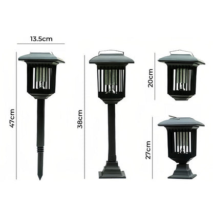🌿 50% OFF NOW!⚡ Solar Bug Zapper Outdoor – Dual-Light & Auto On/Off – Eco-Friendly Mosquito Killer 🦟