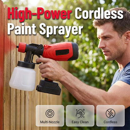 🎨🔋 Multi-Function Cordless Electric Spray Gun – Easy to Charge – Cash on Delivery Available 🖌️✅