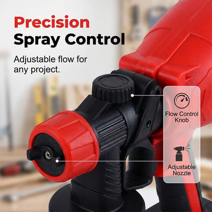 🎨🔋 Multi-Function Cordless Electric Spray Gun – Easy to Charge 🖌️✅