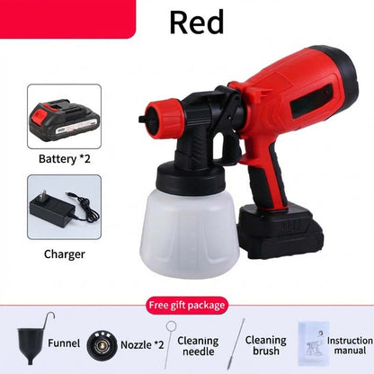 🎨🔋 Multi-Function Cordless Electric Spray Gun – Easy to Charge 🖌️✅