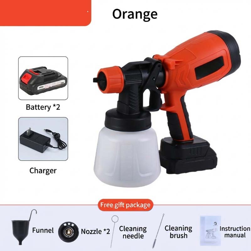 🎨🔋 Multi-Function Cordless Electric Spray Gun – Easy to Charge 🖌️✅