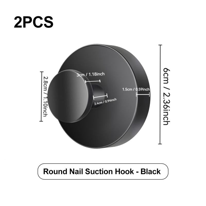 🧲50% OFF！✨ Stainless Steel Suction Cup Hook – Extra Strong, No Drilling Required ✅🏠