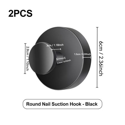 🧲50% OFF！✨ Stainless Steel Suction Cup Hook – Extra Strong, No Drilling Required ✅🏠