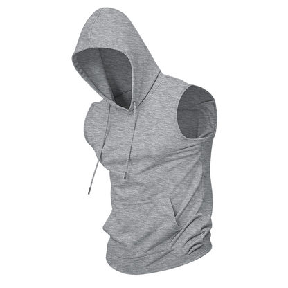 ⏳Limited-time 50% off⏰Men's Sleeveless Workout Hoodie with Pocket