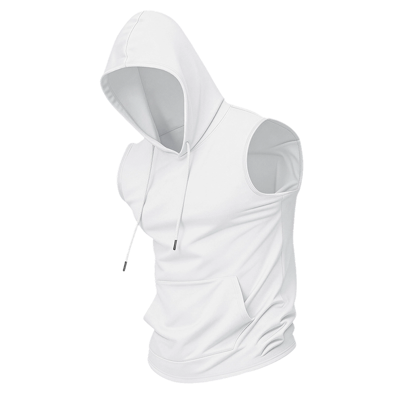 ⏳Limited-time 50% off⏰Men's Sleeveless Workout Hoodie with Pocket