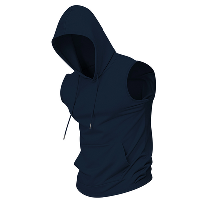 ⏳Limited-time 50% off⏰Men's Sleeveless Workout Hoodie with Pocket