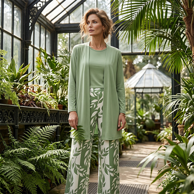 💥50% OFF NOW! 👗 Floral Print 2-Piece Set – Perfect for Lounging, Travel & Everyday Wear 💖