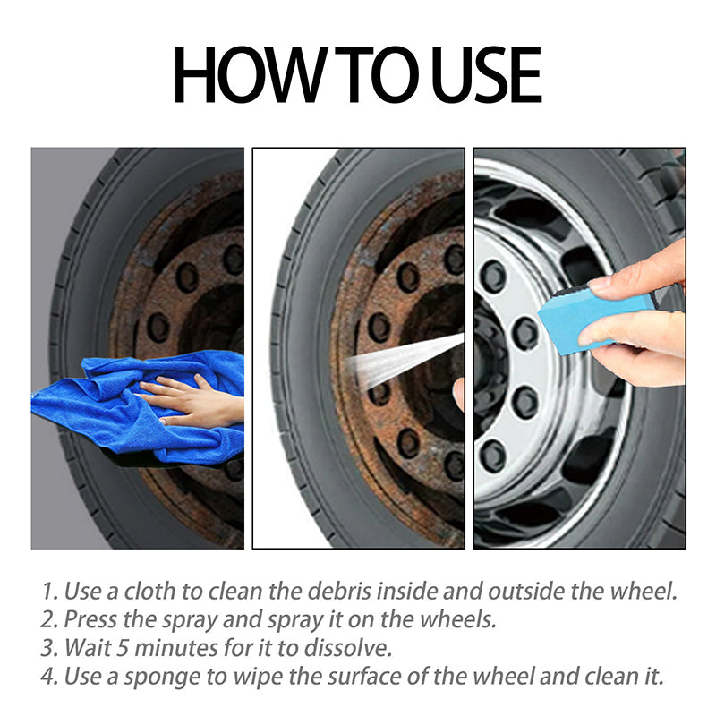 🔥HOT SALE - Buy 2 Get 1 Free🔥Non-Acid Wheel Cleaner Kit