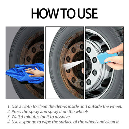 🔥HOT SALE - Buy 2 Get 1 Free🔥Non-Acid Wheel Cleaner Kit
