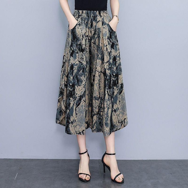 ⏳🔥LIMITED-TIME 50% OFF! 👖 Women’s Summer Wide-Leg Capri Pants – Breezy Comfort & Effortless Style ✨