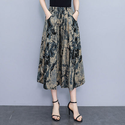 ⏳🔥LIMITED-TIME 50% OFF! 👖 Women’s Summer Wide-Leg Capri Pants – Breezy Comfort & Effortless Style ✨