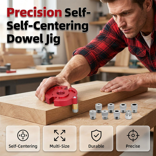 🔩 Vertical Self-Centering Dowel Jig Kit | Self-Centering, Precise Vertical Drilling  ✅