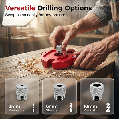 🔩 Vertical Self-Centering Dowel Jig Kit | Self-Centering, Precise Vertical Drilling  ✅