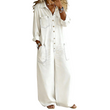 ✨Women's Casual Long Sleeve Denim Jumpsuit – Vintage Utility Style With Relaxed Comfort 👖