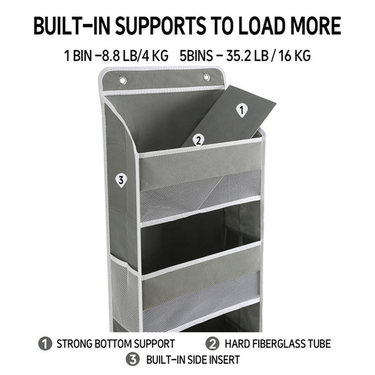 🥳2026 HOT SALE🥳💞50K+ SOLD!🧺✨ 50% OFF! 5-Tier Large-Capacity Hanging Organizer