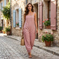 👒 LIMITED-TIME 50% OFF! ✨ Women's Striped Spaghetti Strap Jumpsuit – Relaxed, Breezy, Cotton 🌤️