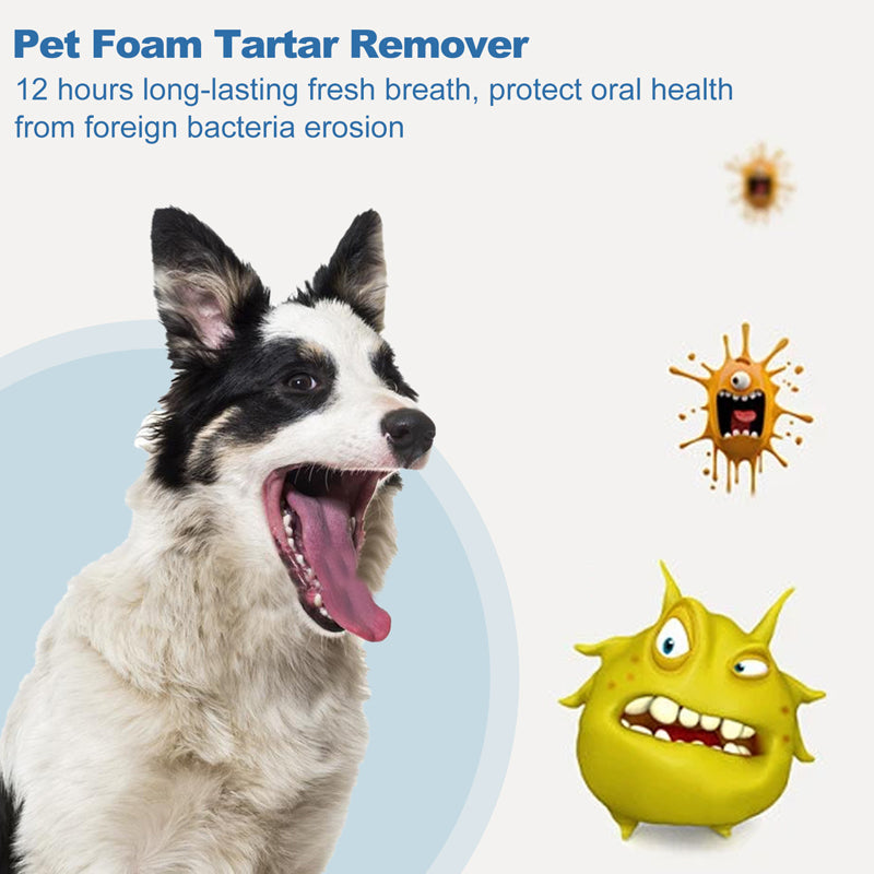 📢📢50% OFF !! ⏰Pet Oral Care Foaming Tartar Remover