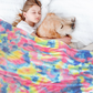 ❄️SUMMER HOT SALE 50% OFF🌀 Ultra-Soft Tie-Dye Plush Throw Blanket