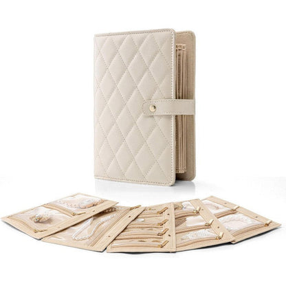 🔥Last Day Sale 50% OFF🔥Elegant Portable Checkered Jewelry Storage Bag📿📿