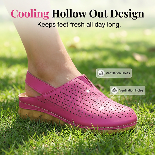 🏖️HOT DEAL 50% OFF! 👡 Women’s Perforated Sandals – All-Day Comfort with a Chic Lift 💖