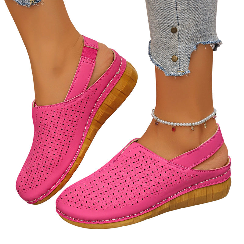 🏖️HOT DEAL 50% OFF! 👡 Women’s Perforated Sandals – All-Day Comfort with a Chic Lift 💖