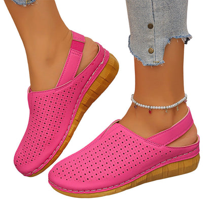 🏖️HOT DEAL 50% OFF! 👡 Women’s Perforated Sandals – All-Day Comfort with a Chic Lift 💖