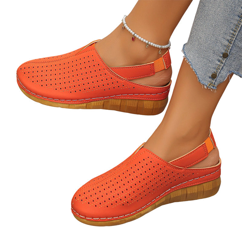 🏖️HOT DEAL 50% OFF! 👡 Women’s Perforated Sandals – All-Day Comfort with a Chic Lift 💖
