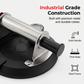 🥳SUMMER HOT SALE🥳50% OFF! 🔥8-Inch Glass Vacuum Suction Cup with Pressure Gauge
