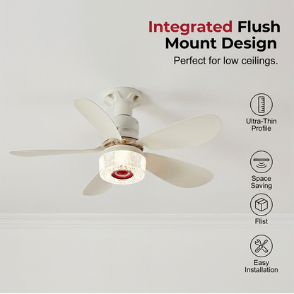 ⏳🔥LIMITED-TIME 50% OFF! 🌬️ 3-in-1 Ceiling Fan with Light & Bluetooth Speaker – Cool, Bright & Entertaining 🎵✨