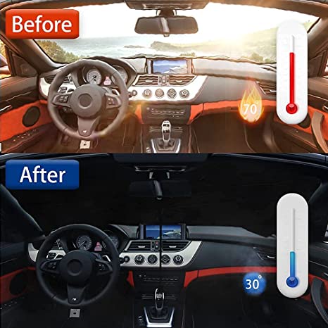 ☂️🚗 Car Sunshade – Blocks UV rays and heat, protects the interior ✅🌞