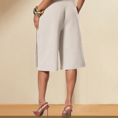 😍2026 Hot Sale 50% OFF💖Women's Chic Tie-Front Wide-Leg Culottes