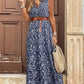🏆LAST DAY SALE 50% OFF🔥Holiday Leisure Paisley Print Sleeveless Dress