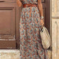🏆LAST DAY SALE 50% OFF🔥Holiday Leisure Paisley Print Sleeveless Dress
