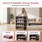 👟 50% OFF NOW! 🗄️Foldable & Stackable Shoe Cabinet with Clear Doors