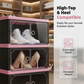 👟 50% OFF NOW! 🗄️Foldable & Stackable Shoe Cabinet with Clear Doors