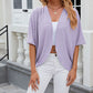 Open-Front Half-Sleeve Cardigan 🧥✨ – Minimalist Solid Colour, Lightweight, S-2XL