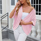 Open-Front Half-Sleeve Cardigan 🧥✨ – Minimalist Solid Colour, Lightweight, S-2XL