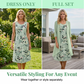 🏆LAST DAY SALE 50% OFF🔥Women's Elegant Chiffon Dress & Cardigan 2-Piece Set