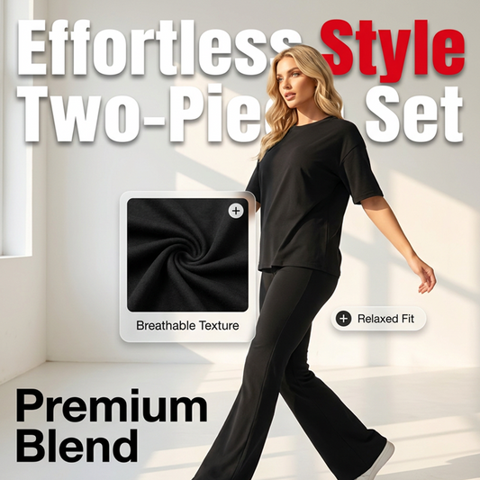 💥Limited-time 50% Off✨  - Women's Short Sleeve Top and Long Pants Set