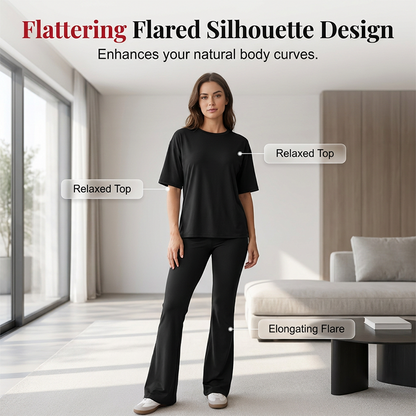 💥Limited-time 50% Off✨  - Women's Short Sleeve Top and Long Pants Set
