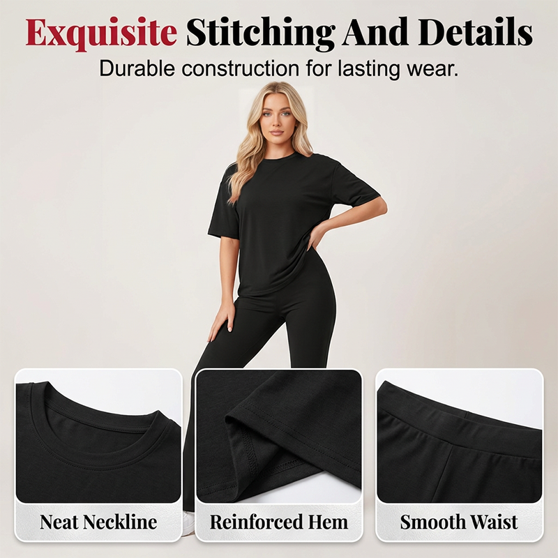 💥Limited-time 50% Off✨  - Women's Short Sleeve Top and Long Pants Set
