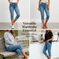 🎁 Hot Sale 50% OFF 🔥Women's Casual High Waist Stretch Capri Jeans