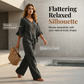 👚👖 Women's Set with Ruffled Top and Wide-Leg Trousers – Elegant & Comfortable ✨