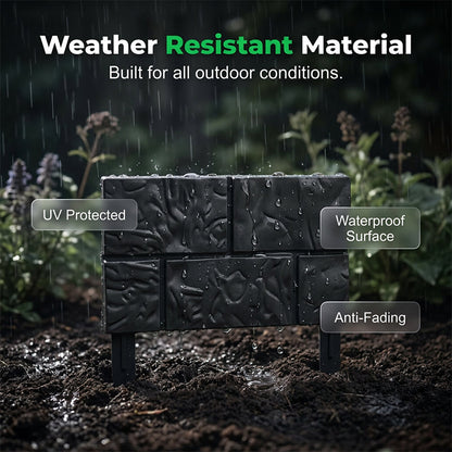 🥳2026 HOT SALE🥳💞 50% OFF!👁️Interlocking Faux Stone Garden Edging