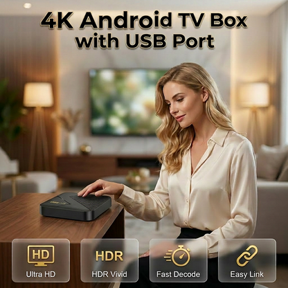 🔥2026 Hot Sale 50% OFF🔥Android TV Box with Bluetooth
