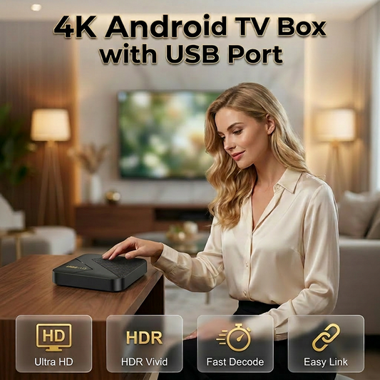 🔥2026 Hot Sale 50% OFF🔥Android TV Box with Bluetooth