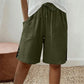 Women's Summer Shorts with Side Button Detail