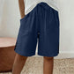 Women's Summer Shorts with Side Button Detail