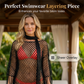 🏆 Last Day 50% OFF💐Summer Metallic Crochet Cover-Up – Lightweight, Flowy & Effortlessly Stylish summer outfit